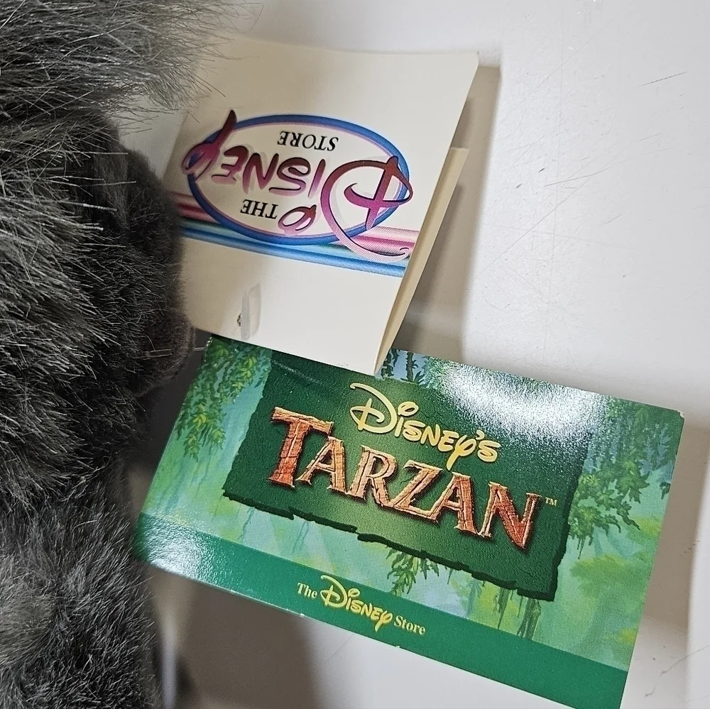 NEW VINTAGE Disney Store Tarzan Young Terk Gorilla Weighted Mini Bean Bag Plush